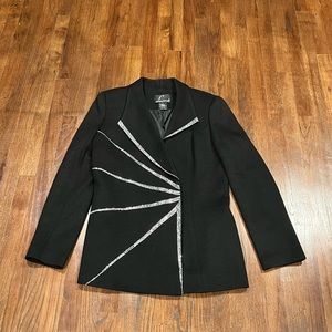 Liorah Black Knit Women’s Blazer